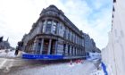 The Monkey House, earmarked for flats, overlooking the redevelopment of Union Terrace Gardens in Aberdeen city centre.