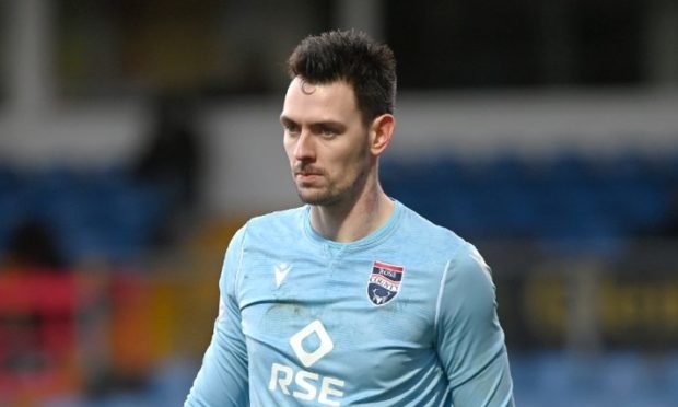 Ross County goalkeeper Ross Laidlaw.