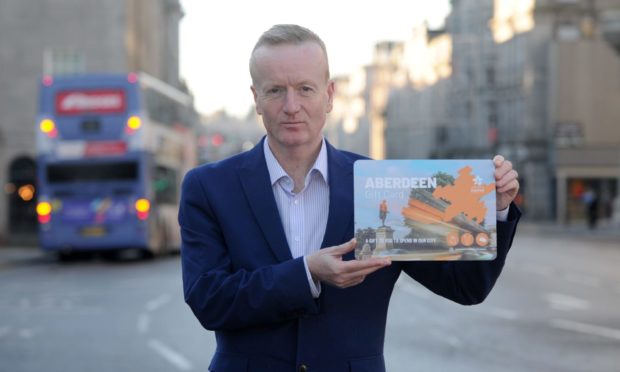 Aberdeen Inspired chief executive Adrian Watson said the Aberdeen Gift Card has generated sales of £150,000.