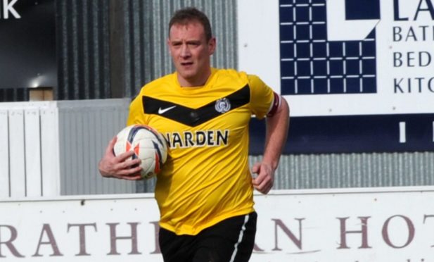 Michael Morrison during his days with Nairn County.