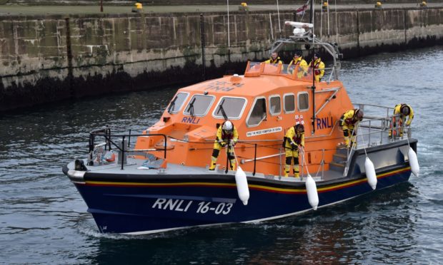 The Fraserburgh lifeboat. Picture by Kenny Elrick