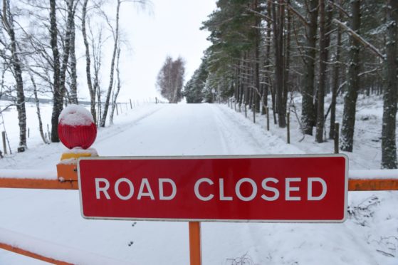 Motorists have been ignoring road closure signs.