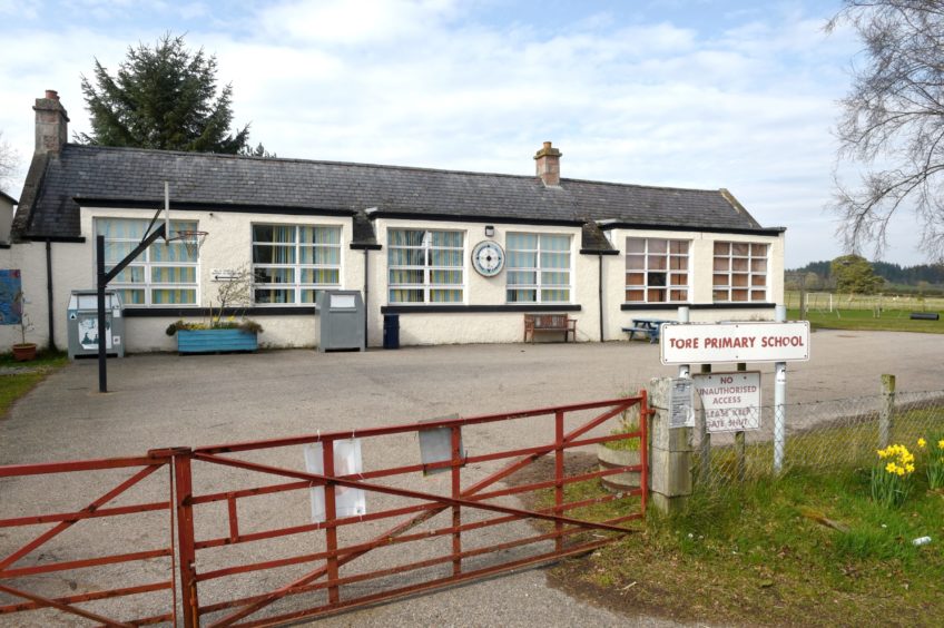 Tore Primary School on the Black Isle.