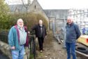 Members of the Maryburgh Mens Shed who have  been given an asset transfer of the village's former primary school from Highland Council. (L-R) Sandy Law, secretary, Tom Thomas, vice chairman and Andy Barnett, treasurer.