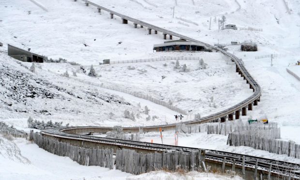 Cairngorm Funicular. Image: Sandy McCook/DC Thomson.