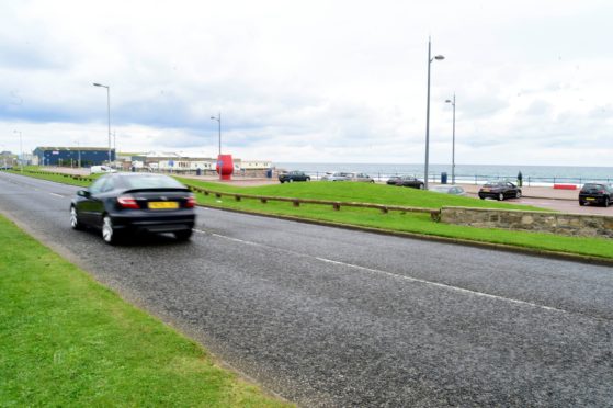 Fraserburgh's South Harbour Road.
(ROSS/BROWN)