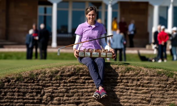 Pia Babnik, winner of the Helen Holm Scottish Women's Championship in 2019.