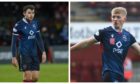 Ross County defenders Connor Randall (left) and Tom Grivosti have been ruled out for the rest of the season.