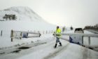 The snow gates at Glenshee have been closed due to the wintry conditions.