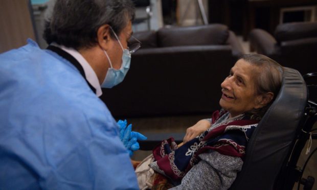 To go with story by Blair Dingwall. The national care service would aim to improve standards across all parts of the sector (PA) Picture shows; STOCK IMAGE Care home resident. n/a. Supplied by PA Date; Unknown