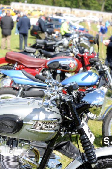 Motorcycles are included too as part of the rally