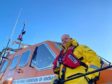 To go with story by Craig Munro. Peterhead RNLI coxswain Peter Davidson has given a gripping account of the rescue mission that saved five lives on February 5 Picture shows; RNLI Peterhead coxswain Patrick Davidson. Peterhead . Supplied by RNLI Date; 22/12/2020