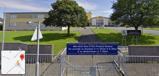 Stornoway primary school. Supplied by Google maps.