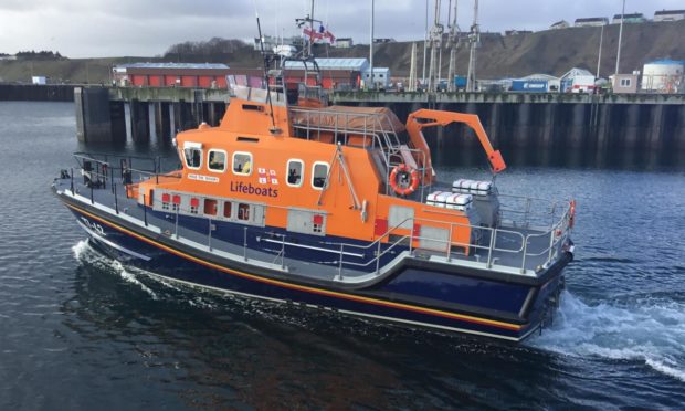 Thurso lifeboat were called to assist coastguard teams near Scrabster.
