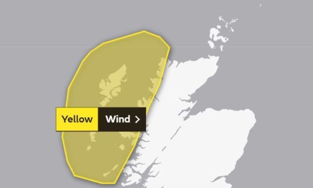 Wind weather warning