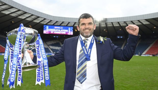 Callum Davidson led St Johnstone to a League Cup triumph this season and has a Scottish Cup final against Hibs to look forward to this month.