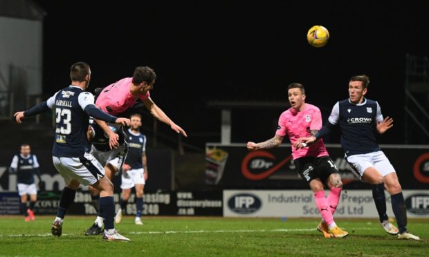 Nikolay Todorov scores for Caley Thistle.