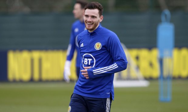 Scotland defender Andy Robertson, who plays for giants Liverpool.