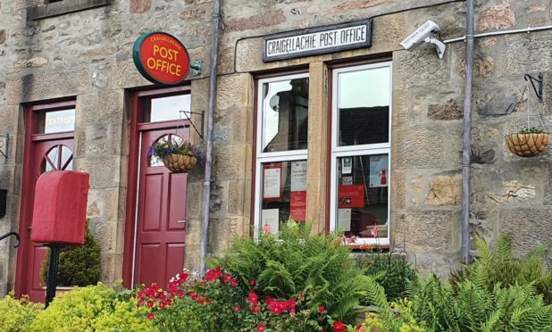 Craigellachie post office.