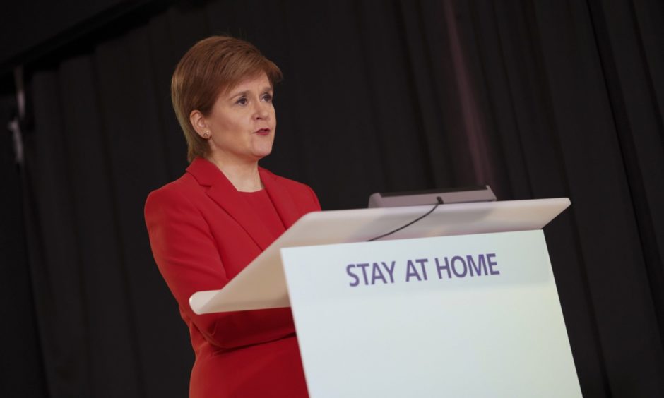 Nicola Sturgeon: A "clear expectation" all pupils in Aberdeen will return to secondary school fulltime on April 12