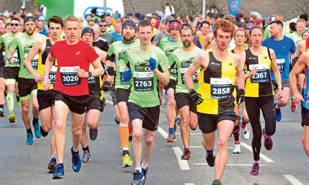 Run Garioch in Inverurie. Picture by Jim Irvine