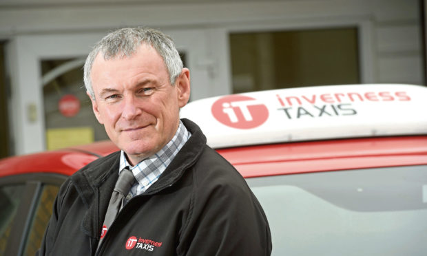 Gavin Johnston of Inverness Taxis.