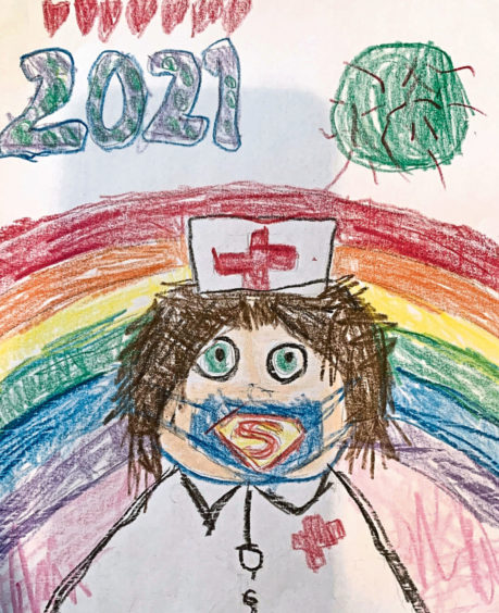 096 Isla Gordon Age: 6, Aberdeen Our nurses are superheroes