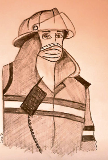 100 Lexie McIntyre Age: 13, Elgin Firefighters are my lockdown heroes