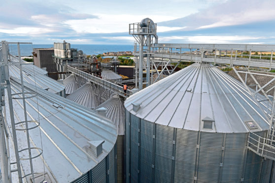 Boortmalt's malting plant in Buckie.