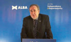 Alex Salmond launching the Alba Party.
