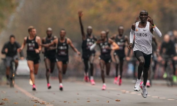Running shoe technology has been a bone of contention as times have continued to drop, with many pointing to the sub-two hour marathon run by Eliud Kipchoge.