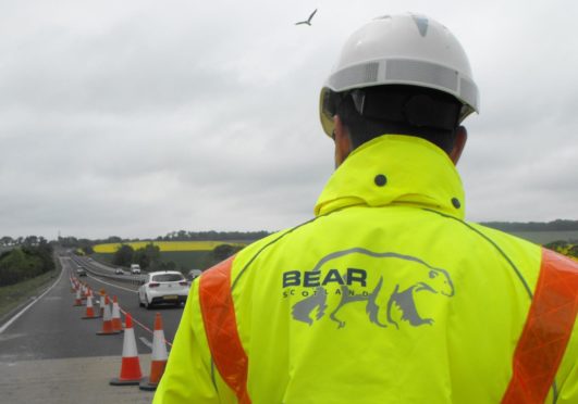 The works on the A96, east of Inverness, begin at 7.30pm tomorrow