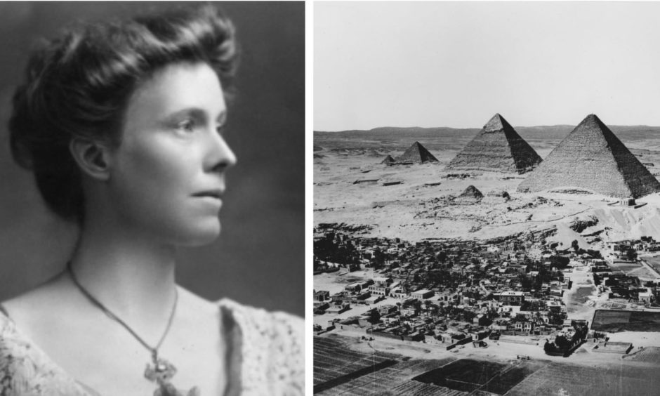 Nora Griffith made the journey from Aberdeenshire to                the pyramids of Egypt.