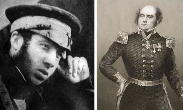 Dr Harry Goodsir, left, from Fife, was chosen for the expedition by Sir John Franklin, right.