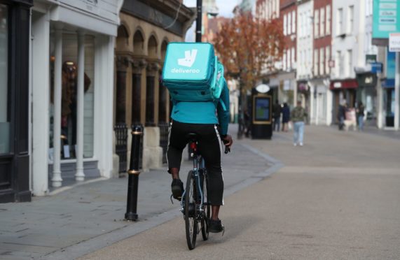 Deliveroo is celebrating five years of being in Aberdeen