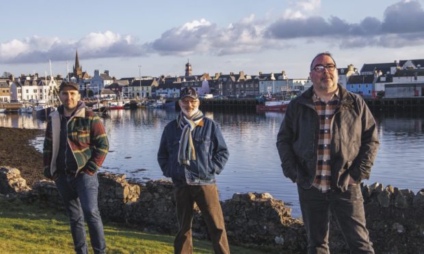 Local musicians Willie Campbell, Calum Martin and Iain "Costello" Maciver will play the final ceilidh on April 30.