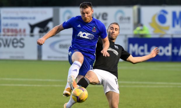 Cove Rangers striker Rory McAllister.