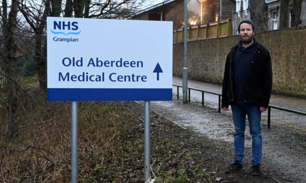 Jonathan Juel-Beer and campaigners protesting change at Old Aberdeen Medical Practice have branded the investigation a "whitewash"