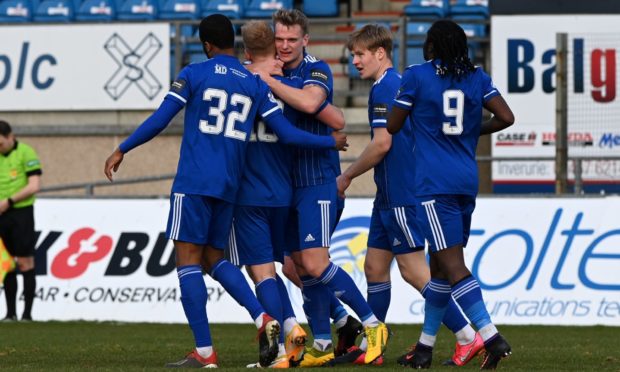 Peterhead beat Airdrie on Saturday on their return to League One action. Picture by Kenny Elrick