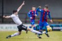 Young Caley Thistle midfielder Roddy MacGregor (right).