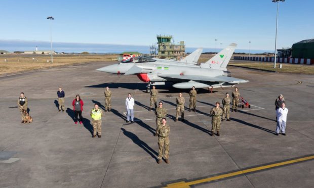 RAF Lossiemouth has paid tribute to crews protecting the UK on International Women's Day.