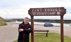 Edward Savage pictured at Port Erroll Harbour at Cruden Bay.
