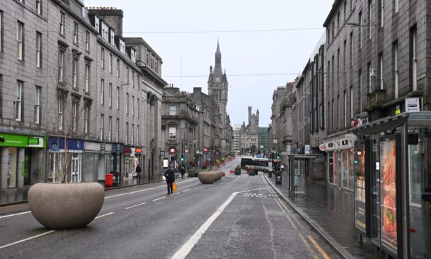 Union Street in Aberdeen.