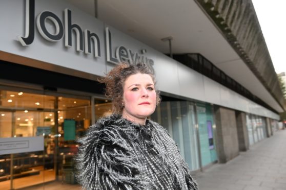 Dr Heather Morgan is urging John Lewis to stay in Aberdeen.

Picture by Paul Glendell    25/03 /2021