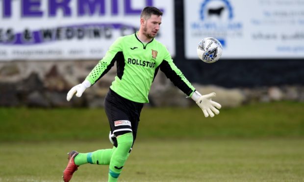 Formartine United goalkeeper Kevin Main