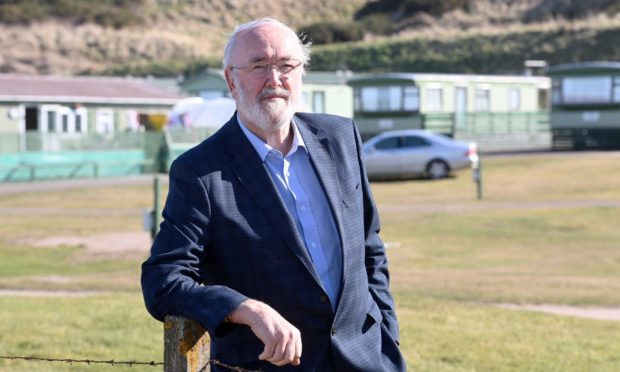 Colin Fraser, manager of Strathlene Caravan Park near Buckie.