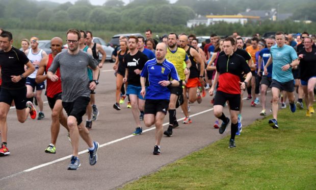 Aberdeen parkrun. Picture by Kenny Elrick