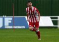 Archie Macphee in action for Formartine United.