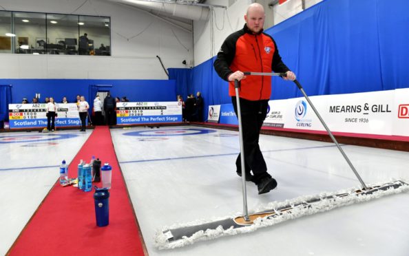 The World Junior Curling Championships were held at Curl Aberdeen in 2018. Picture by Kami Thomson