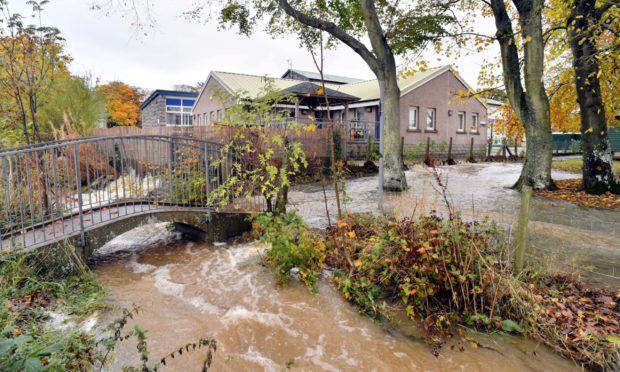 Ellon Primary at the Modley Burn in October last year.  

Picture by Kami Thomson         22-10-2020